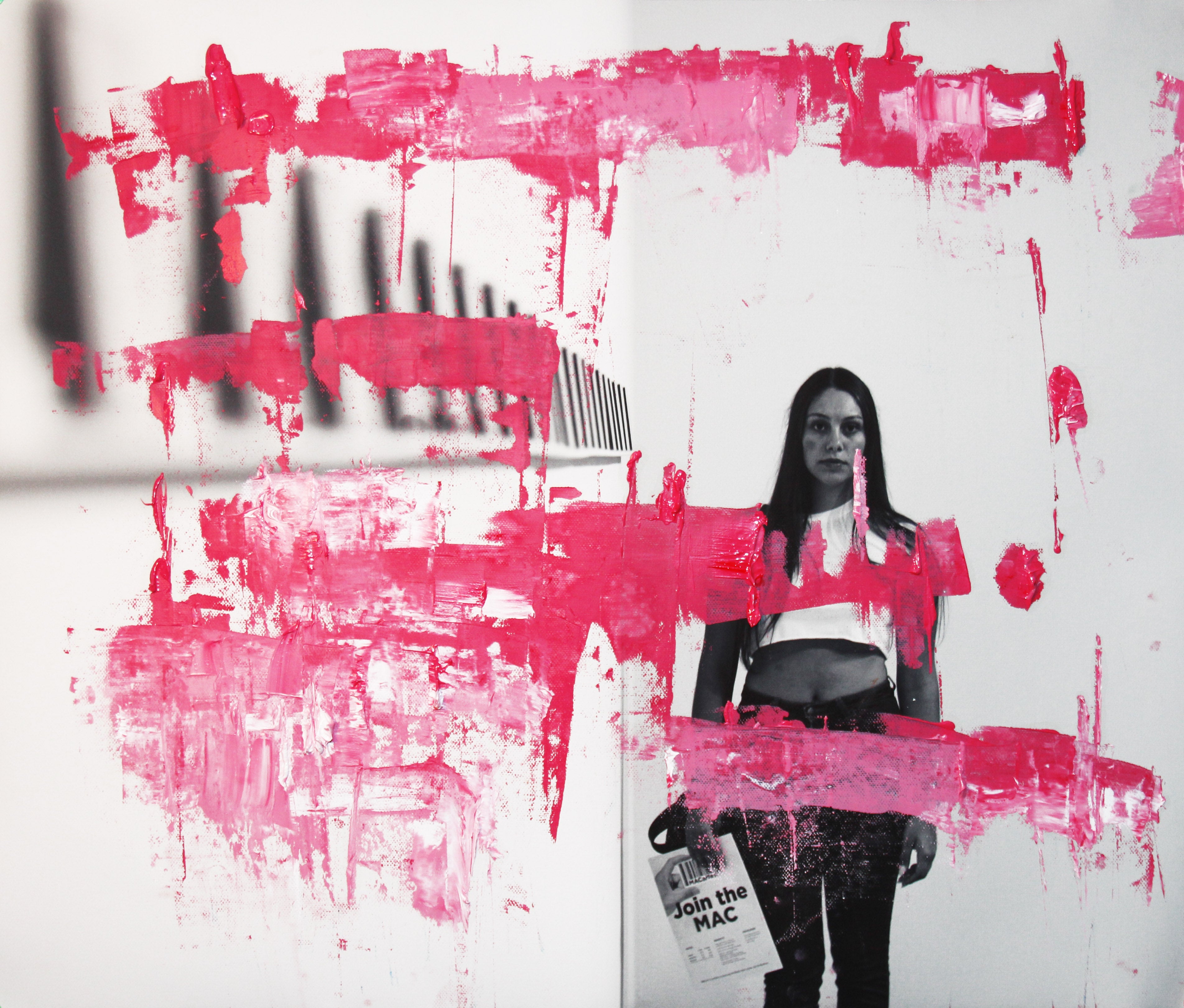 B000) Affiche Encadrée (Mona Le Premier) / Framed Poster Print (Mona The First)