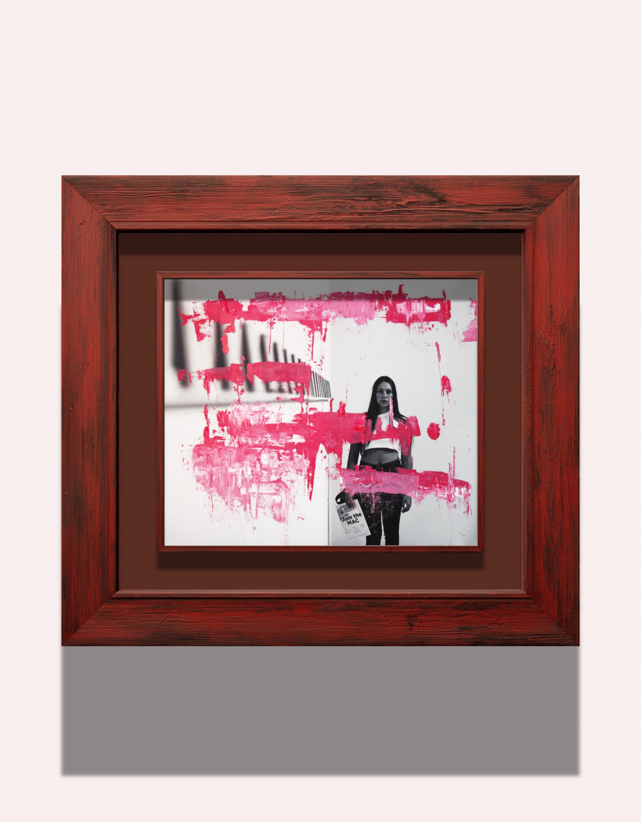 B000) Affiche Encadrée (Mona Le Premier) / Framed Poster Print (Mona The First)